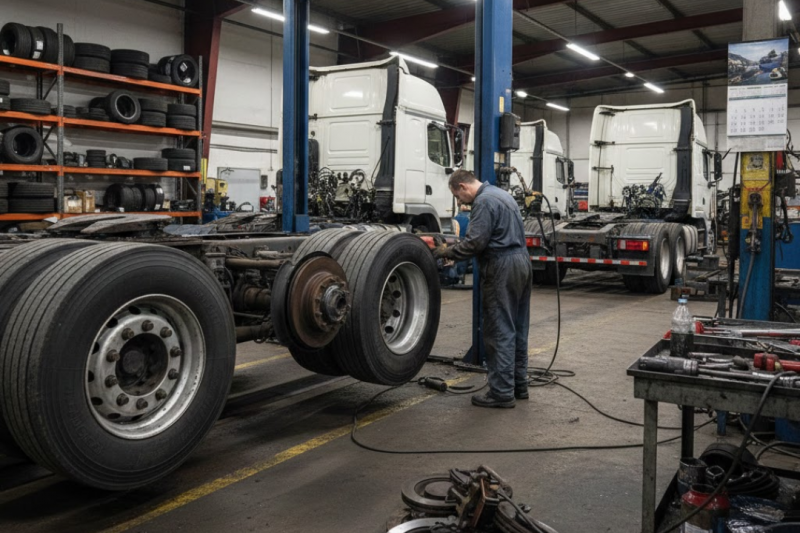 Como Escolher a Oficina Ideal para Manutenção de Freios de Caminhões